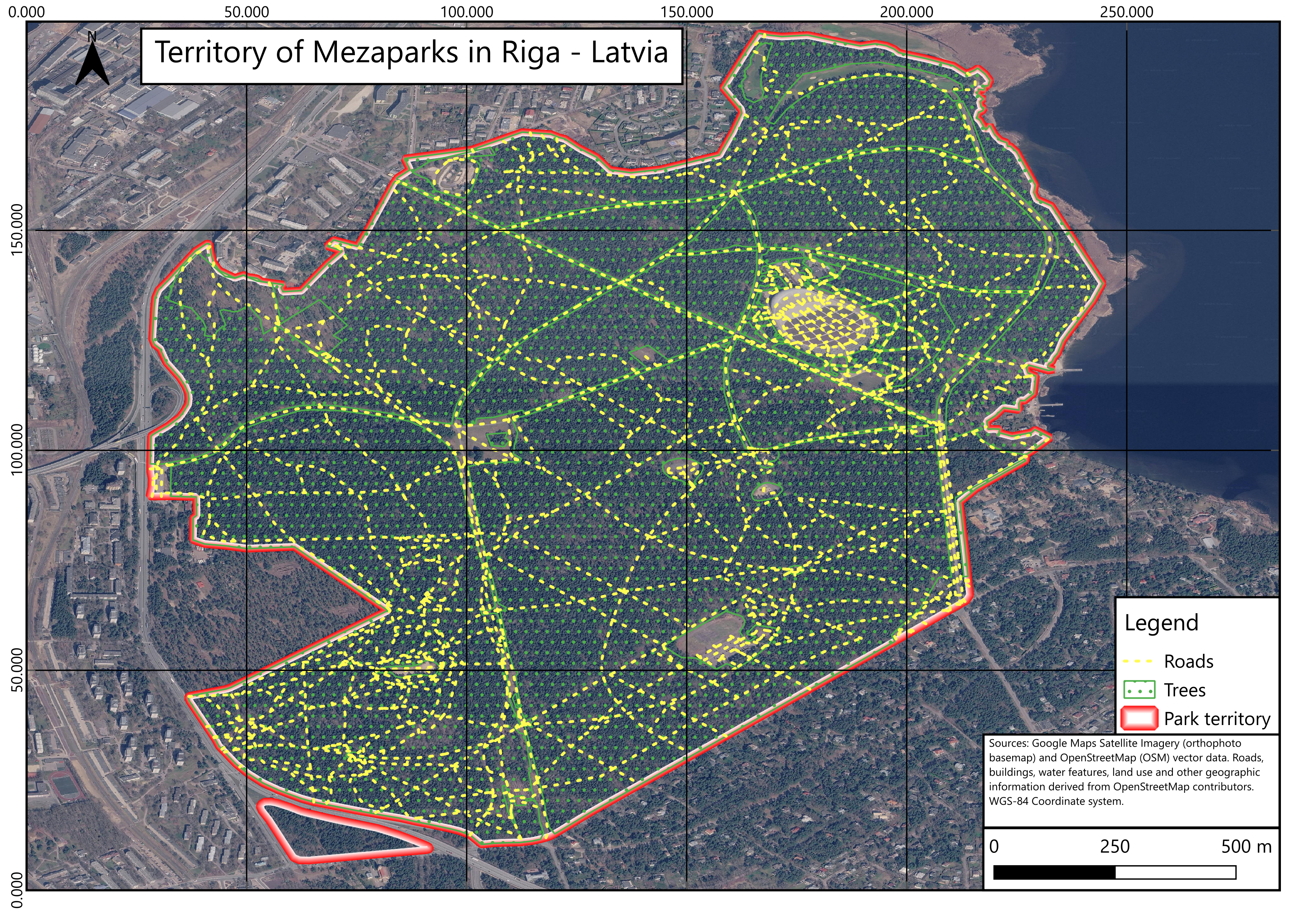 Custom GIS map/layout (Format by choice)