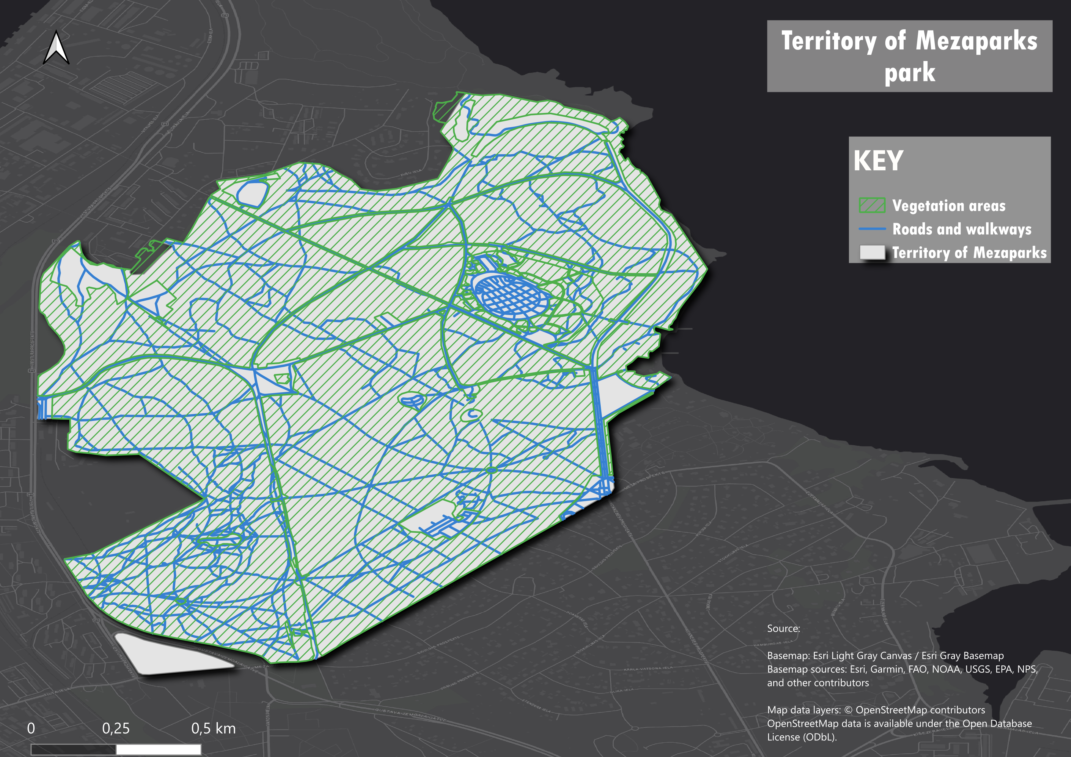 Custom GIS map/layout (Format by choice)